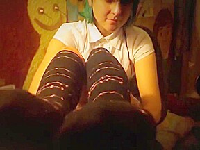 cute alternative emo feet pov webcam teen 18+