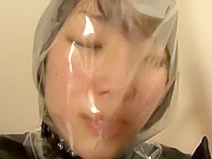 cute japanese girl breathplay