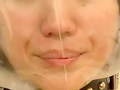 cute japanese girl breathplay
