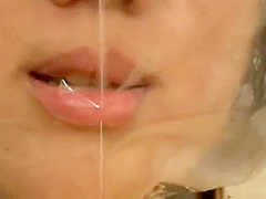 cute japanese girl breathplay