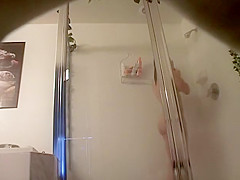 filmed her under shower