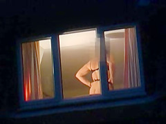 flashing in the window