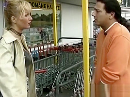 german milf picked up for her first anal