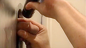 gloryhole handjob
