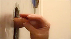 gloryhole handjob