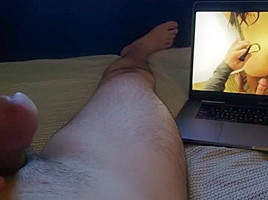 jacking off to some asian porn