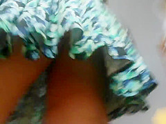 milf upskirt  no pants?