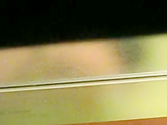 my wife at shower