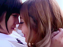 レスキス 可愛いloveなレス女子校生2 Lesbian Kiss Cute Love Lesbian School Girls