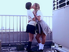 レスキス 可愛いloveなレス女子校生2 Lesbian Kiss Cute Love Lesbian School Girls
