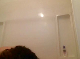 pregnant brunette shower