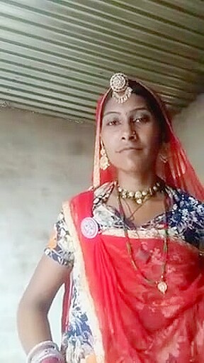 rajistani women showing her assets