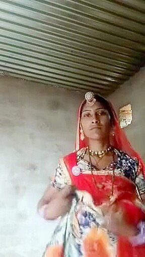 rajistani women showing her assets