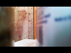 roommate Isabell in the shower