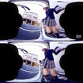 schoolgirls 18+ on Bicycles Upskirt VR 1 - PetersMAX