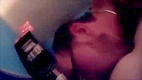 slut wife gives sloppy blowjob