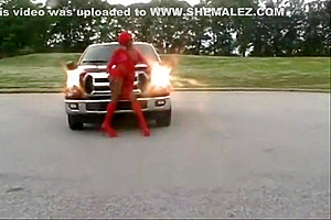 stacey shemale on truck