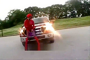 stacey shemale on truck