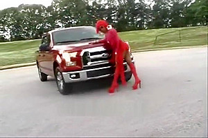stacey shemale on truck