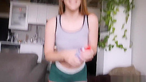 teen 18+ Girl Cumshot The Blue Balled Partner's Step brother