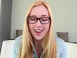 teen 18+ Samantha Rone fucks huge cock