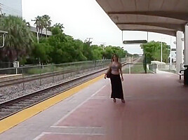 teen 18+ in heels sucks dick