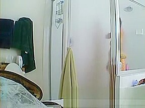 voyeuring my showering cheerful Step sister