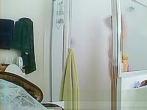 voyeuring my showering cheerful Step sister
