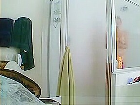 voyeuring my showering cheerful Step sister