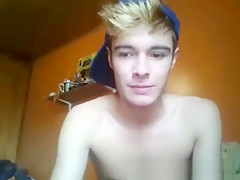young hunk jerking his cock